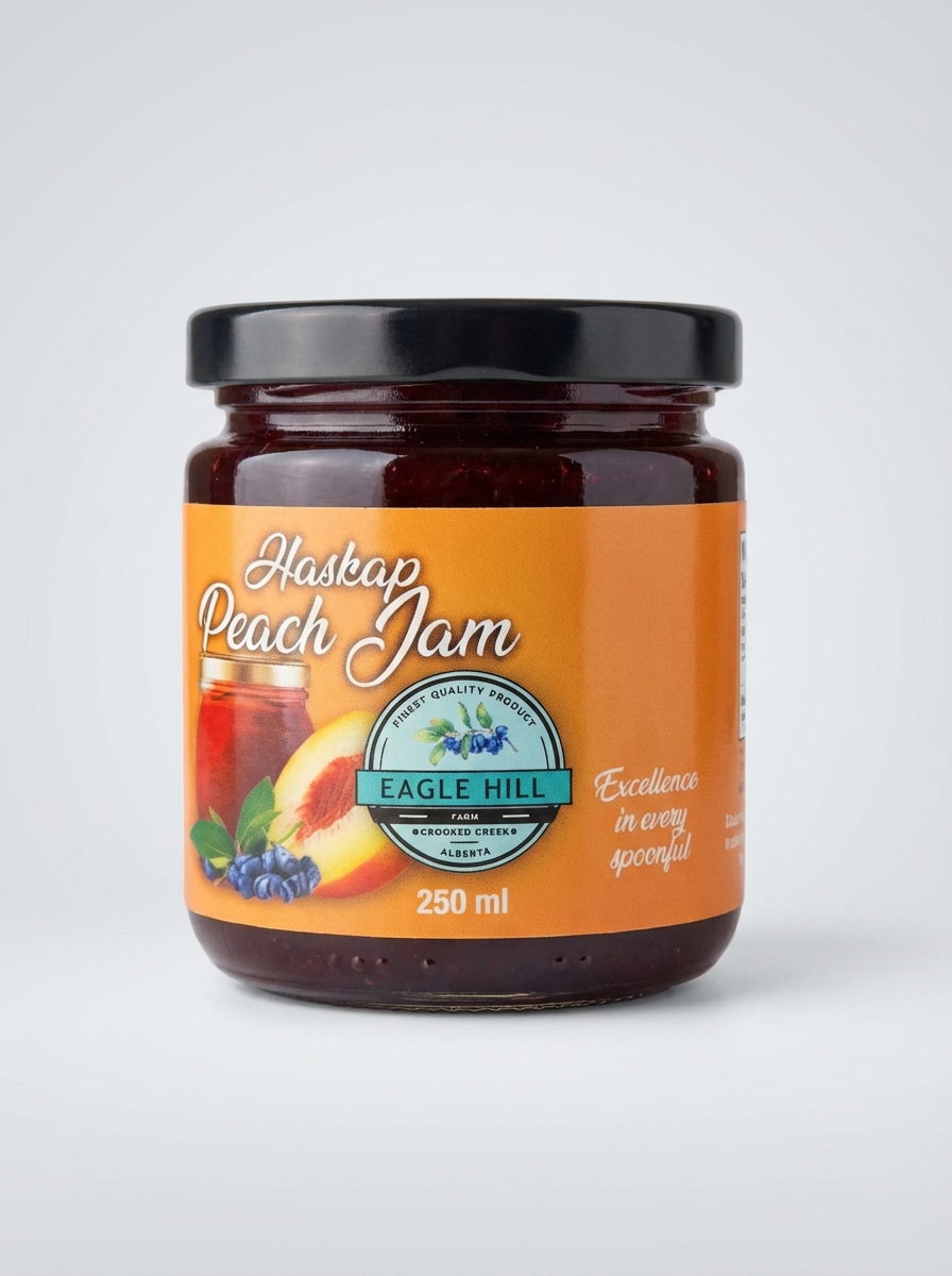 Haskap Peach Jam